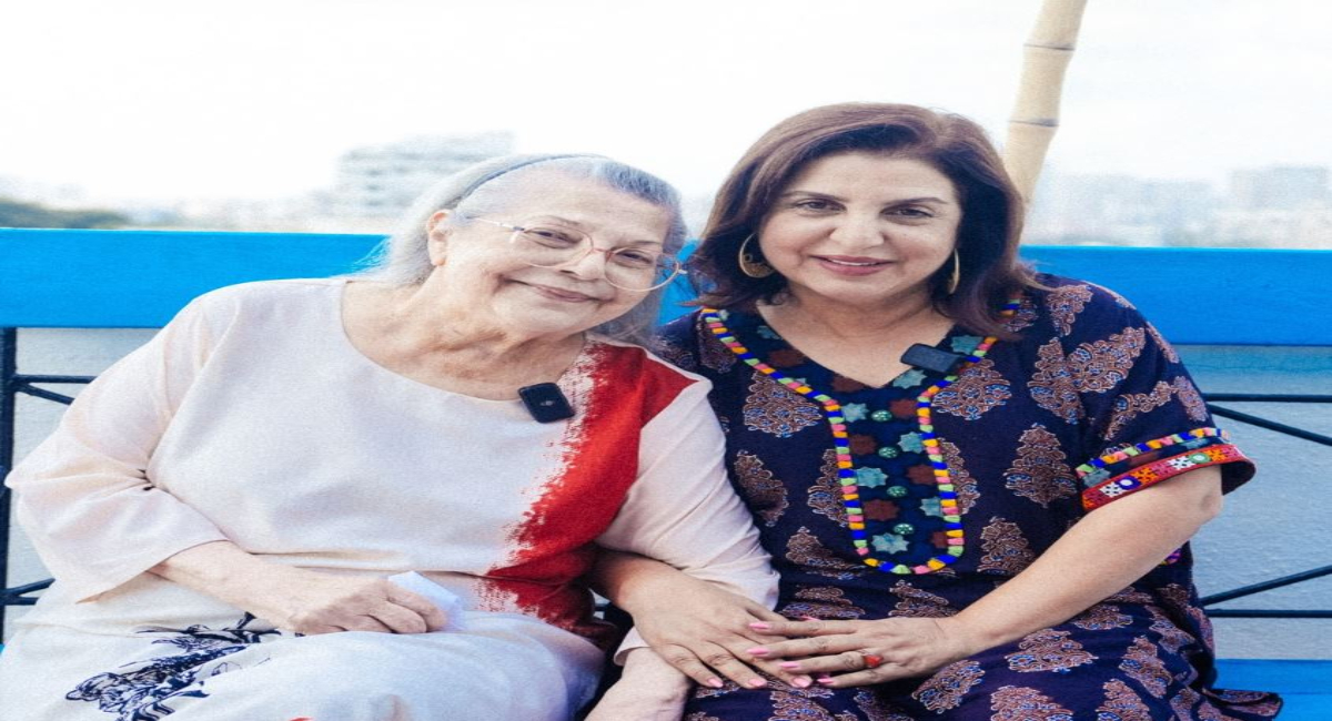 farah khan with Mother Menika Irani