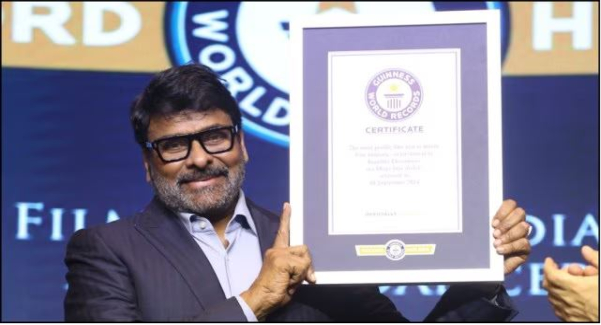 Chiranjeevi listed in the Guinness World Records: