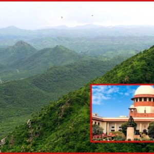 Aravalli hills destruction