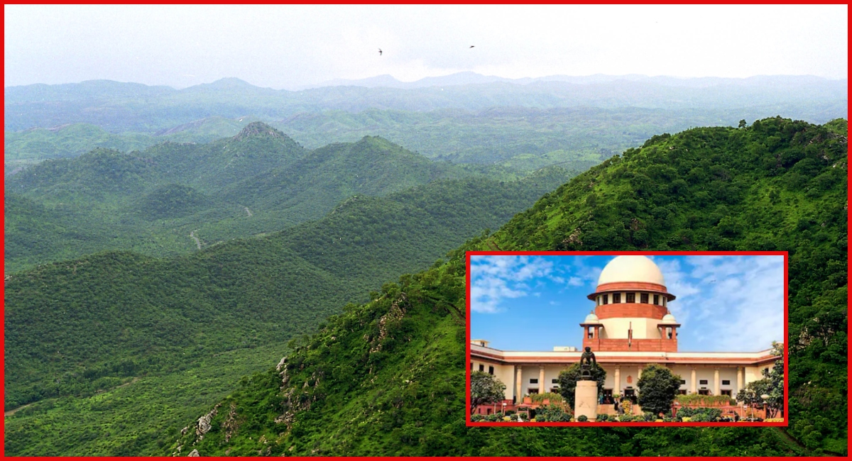 Aravalli hills destruction