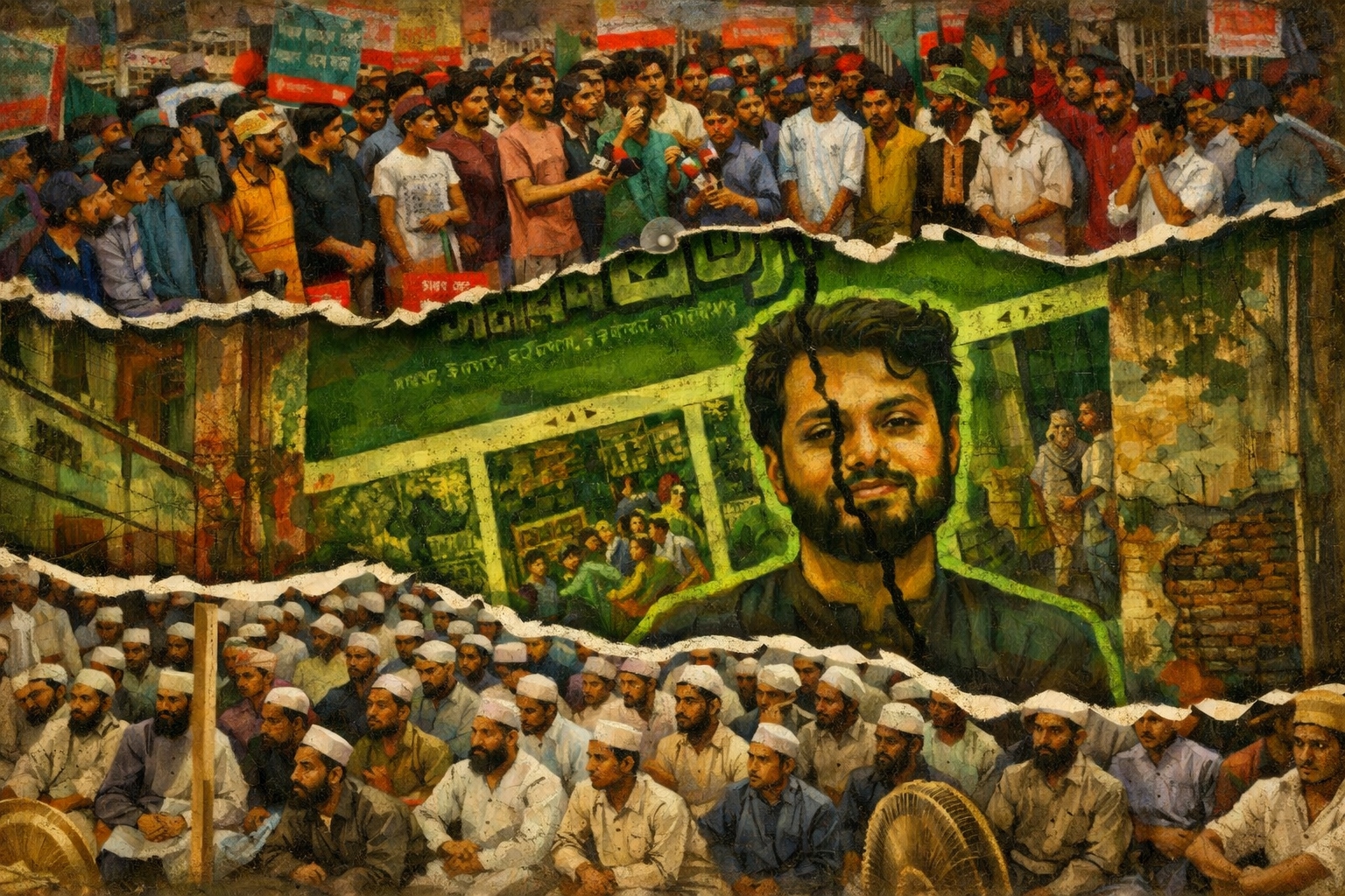 बांग्लादेश में भीड़ का तांडव