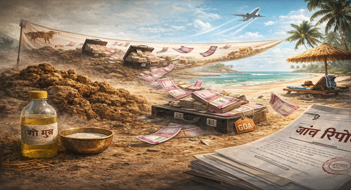 गोबर-गोमूत्र के नाम पर पैसा डकार गए?