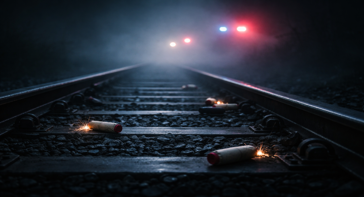 Gujarat railway track explosion scare