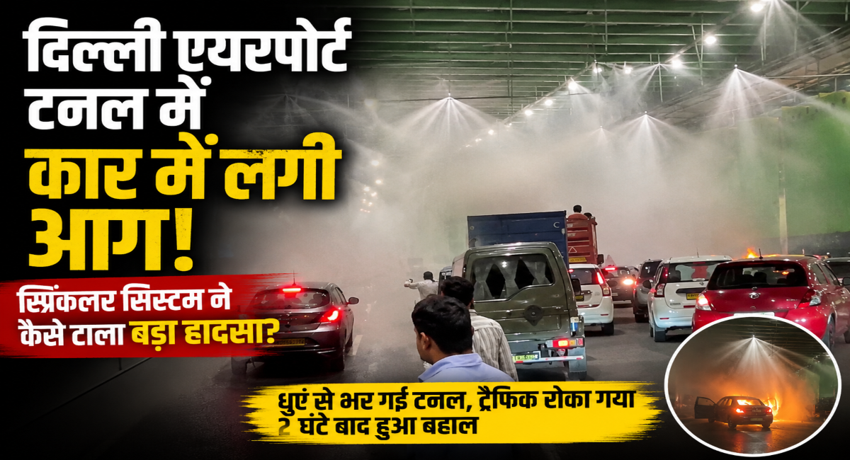 दिल्ली की नई एयरपोर्ट टनल में पहली बड़ी अग्नि परीक्षा?