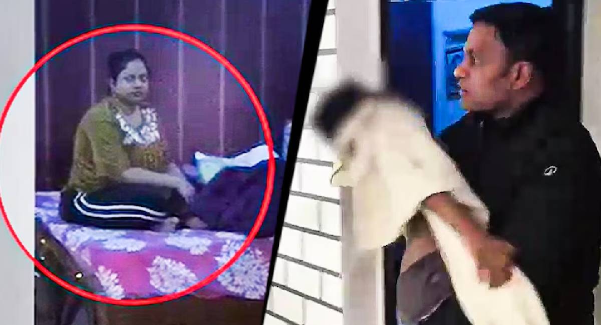डॉक्टर पति की हत्या, बेटे को चाकू गोदकर किया घायल; लाश के पास बखौफ फोन चलाती रही महिला