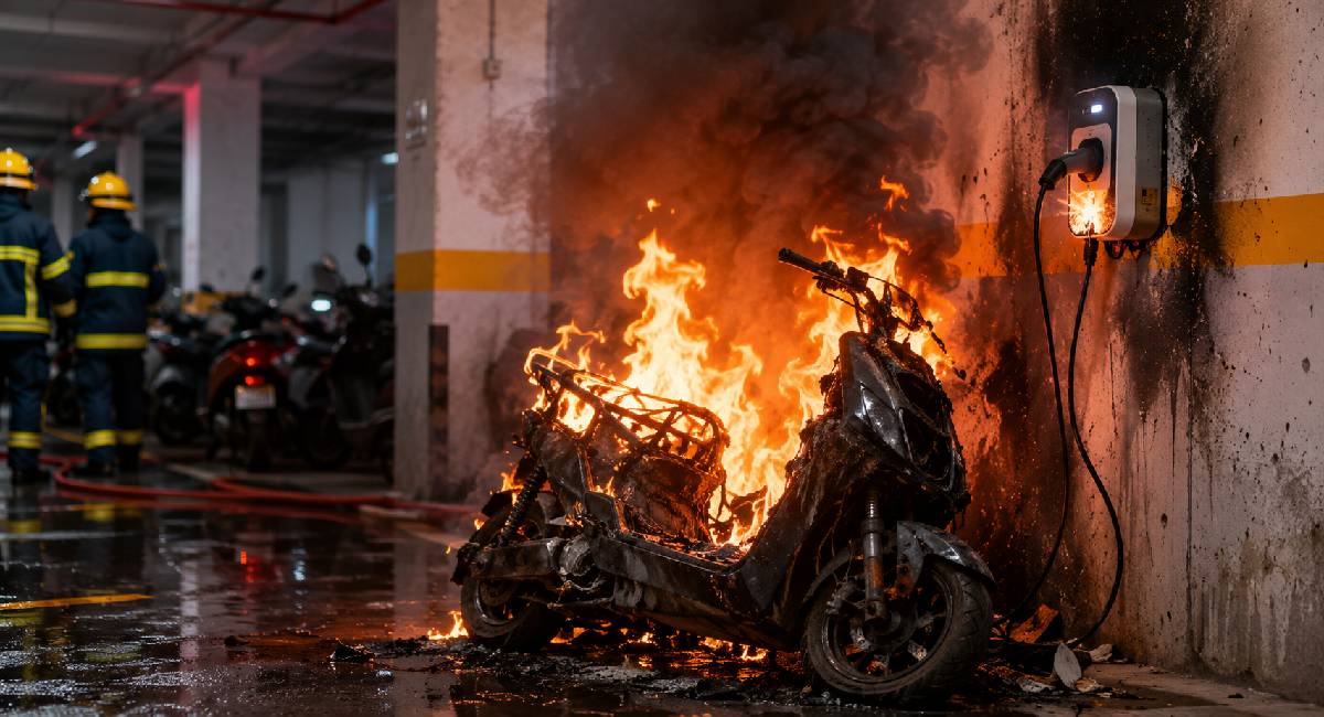 चलाते हैं EV टू-व्हीलर तो ना करें 10 गलतियां, Noida में आग लगने से 2 लोगों की मौत