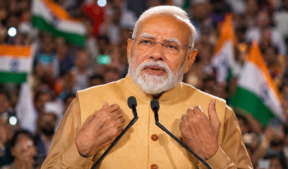 पीएम मोदी ने बीफ नहीं, गेहूं उत्पादन की बात की थी?