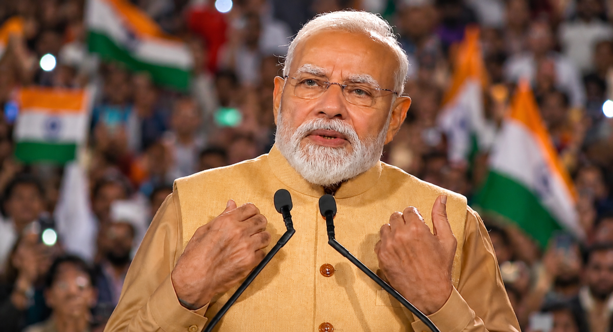पीएम मोदी ने बीफ नहीं, गेहूं उत्पादन की बात की थी?