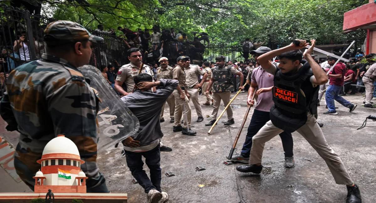 दिल्ली पुलिस की कार्रवाई पर सुप्रीम कोर्ट ने क्या कहा? CJP ने दायर की थी याचिका
