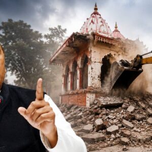 Mandir पर चले बुलडोजर पर Akhilesh Yadav का पोस्ट क्यों हो रहा Viral?