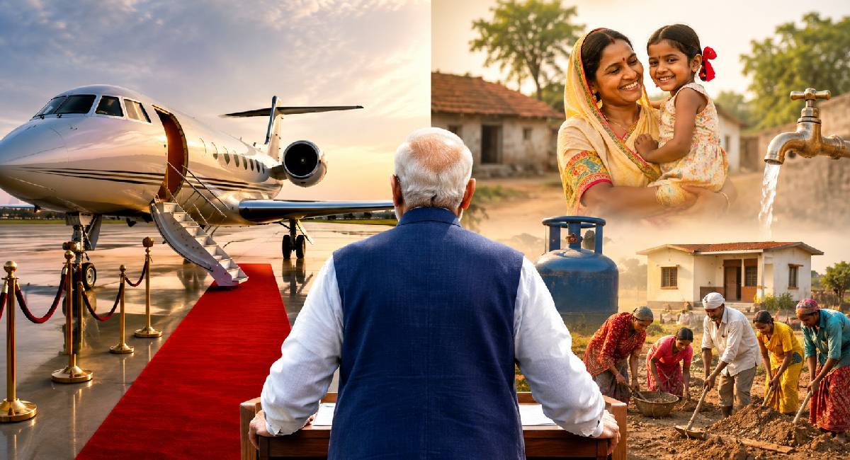 PM Modi के दौरे पर 123.17 करोड़ खर्च, कल्याणकारी योजनाओं पर कितना बजट?