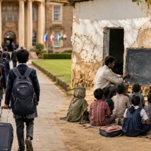 मंत्री-नेताओं के बच्चे विदेश में, फिर क्यों बेहतर होंगे विश्व गुरु भारत के स्कूल?