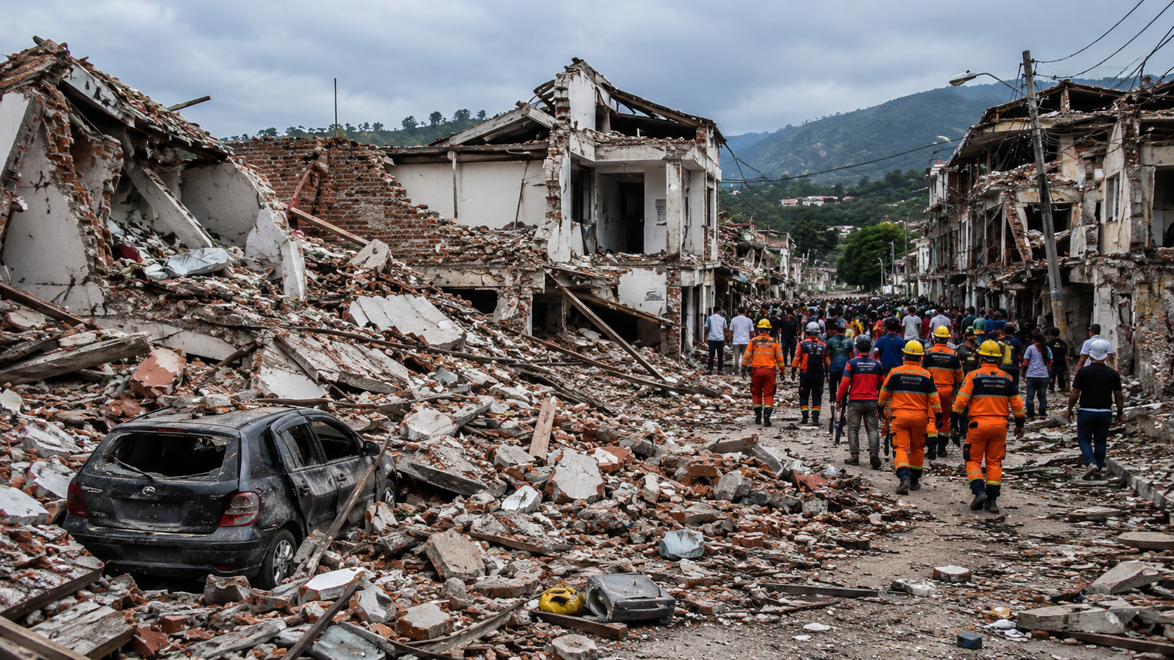 Colombia Earthquake, 132 Dead, 570 Injured
