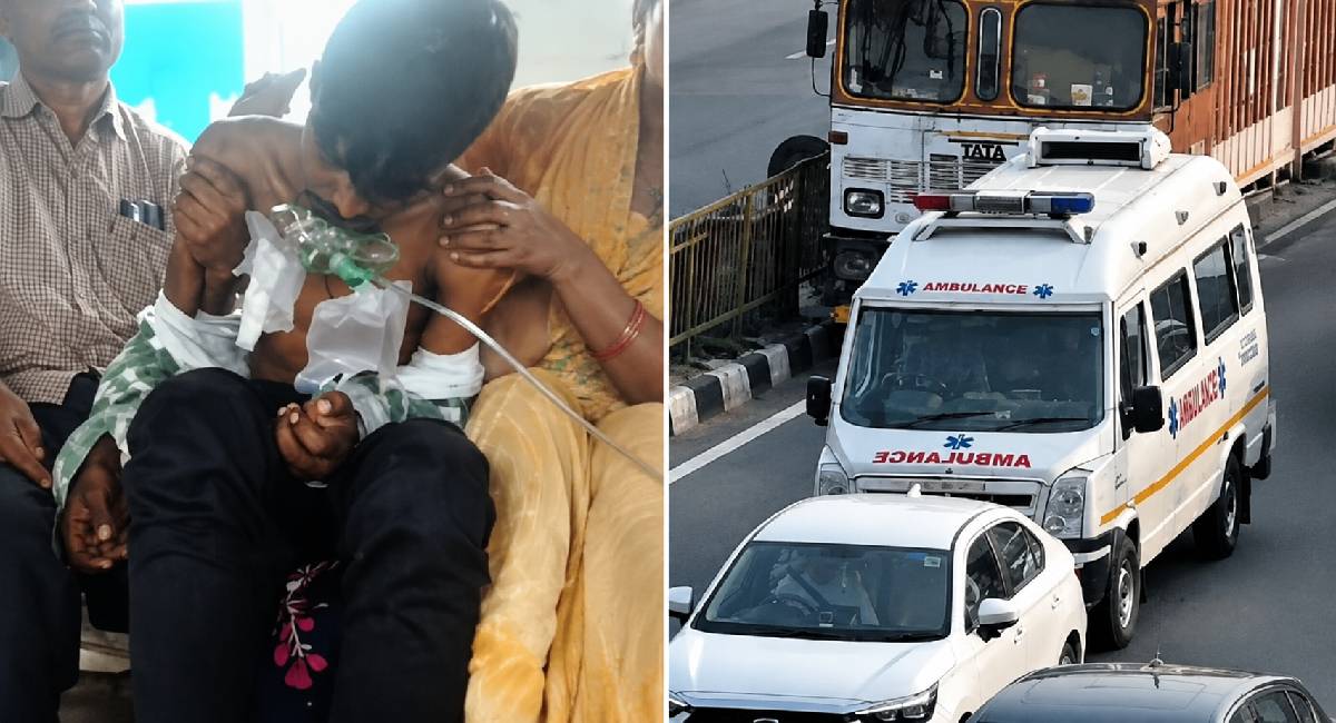 MP: सरकारी एम्बुलेंस में तड़प-तड़प कर मर गया बेटा, मां की गोद सूनी; बेबस देखता रहा पिता