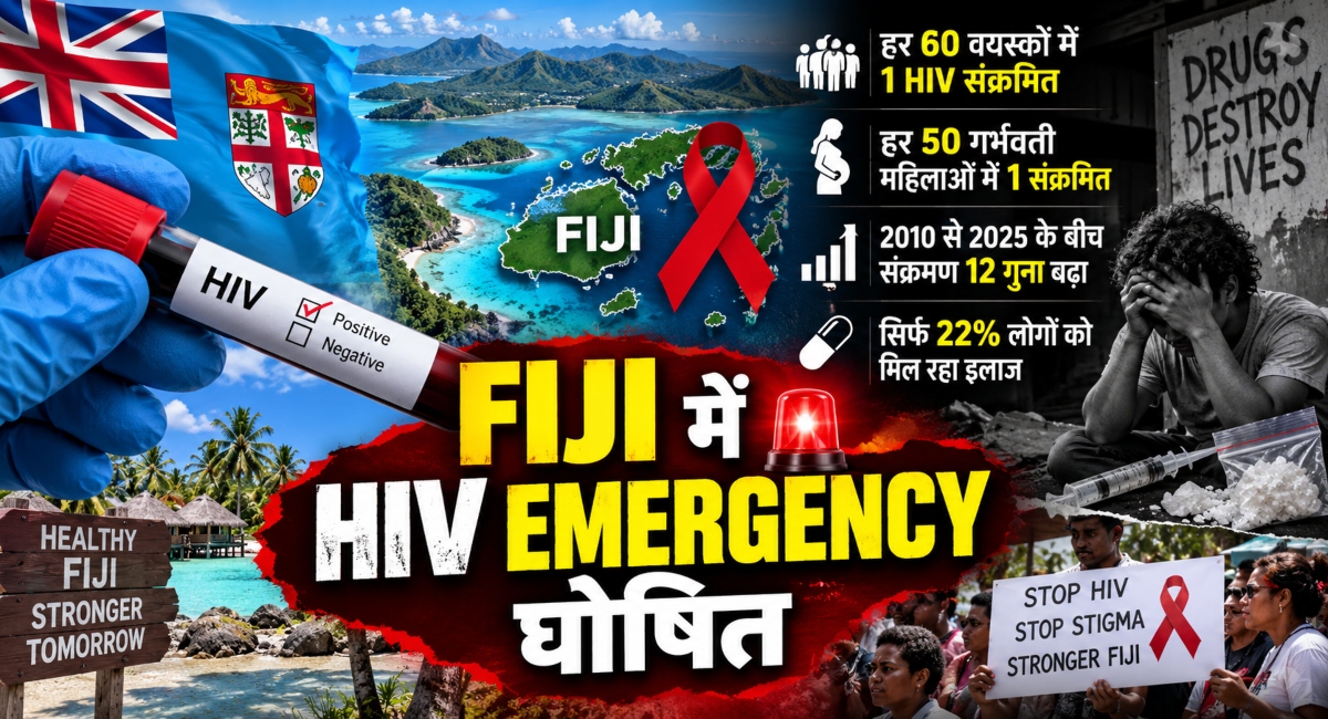 Fiji में HIV का विस्फोट क्यों? 2025 में 2,060 नए मामले, संक्रमण 12 गुना बढ़ा