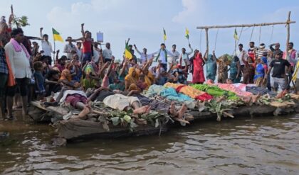 Panna Chita Andolan: Ken-Betwa विस्थापितों का आंदोलन तीसरे दिन जारी, SP का समर्थन और मुआवजे पर सवाल
