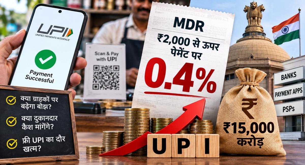 UPI MDR Charge: 6 साल बाद वापस शुल्क, क्या Free Digital Payment का दौर खत्म होगा?