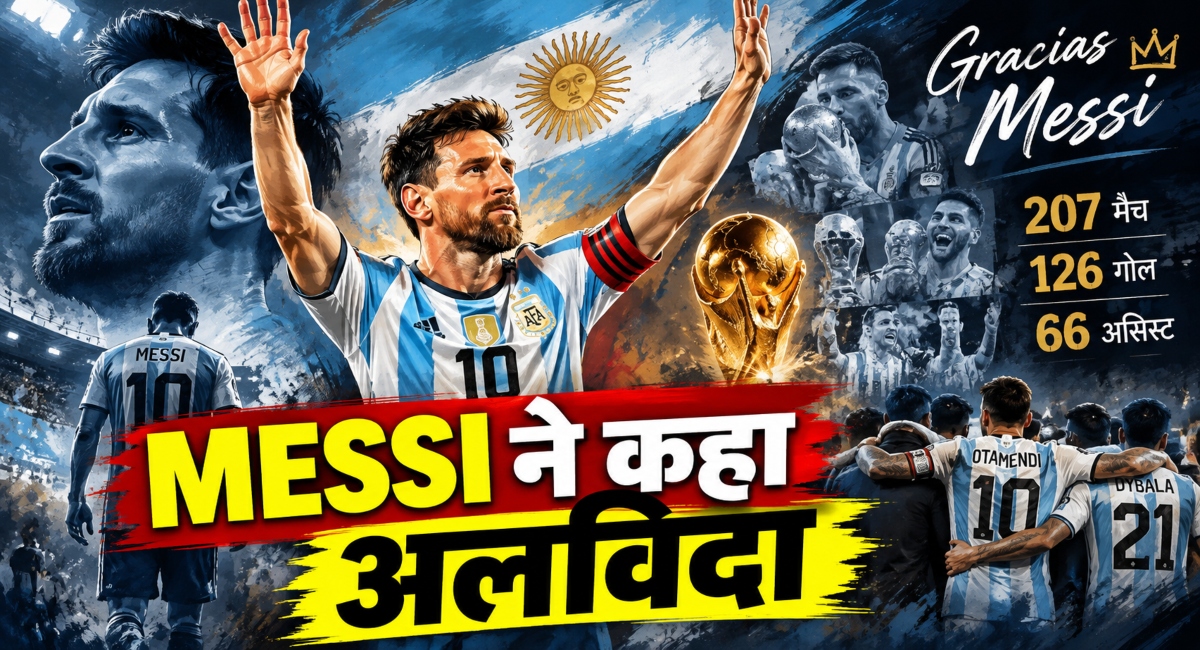 Messi Retirement: 207 मैच, 126 Goals और आखिरी बार Argentina की जर्सी