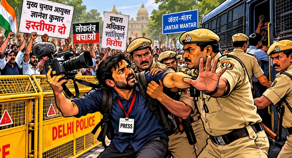 UN Human Rights की चेतावनी, दिल्ली में प्रदर्शनकारियों को बिना शर्त रिहा करो